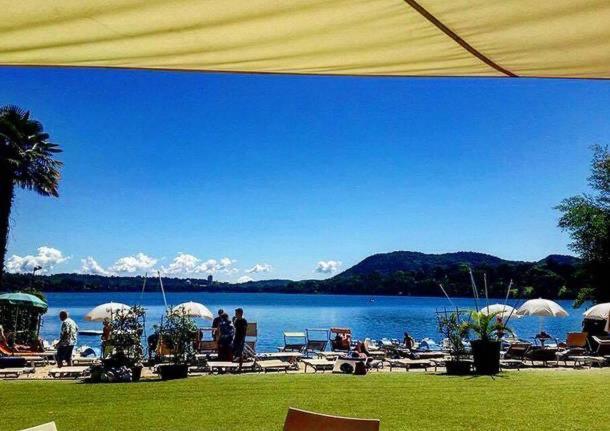 2' From Lake Monate 5' From Euratom, Wi-Fi Cadrezzate Bagian luar foto